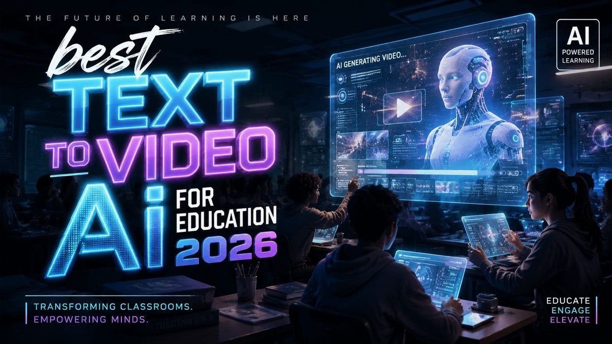 Mejor IA de Texto a Video para Educación en 2026