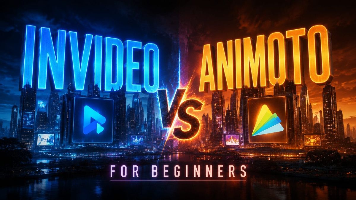 InVideo vs Animoto for Beginners: Which Is Easier in 2026?