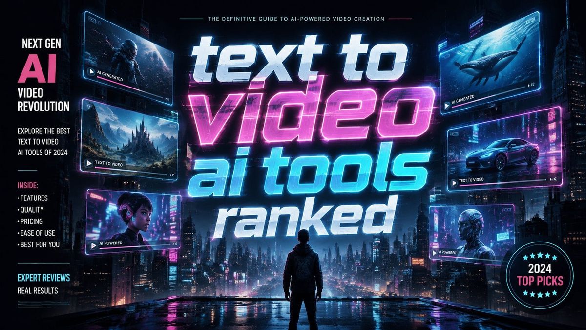 Text to Video AI Tools Ranked: Top Performers Compared in 2026