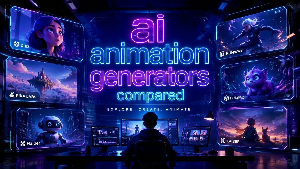 Top AI Animation Generators Compared: Which One Wins in 2026?