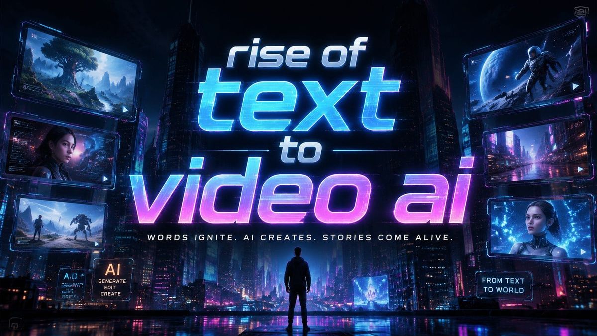 How Does the Rise of Text to Video AI Work in 2026?