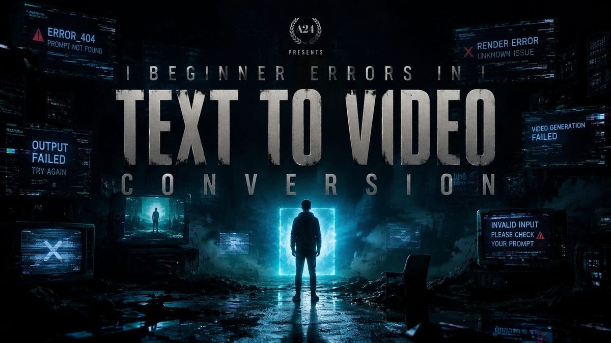 Why Text-to-Video Conversion Fails for Beginners and How to Fix It