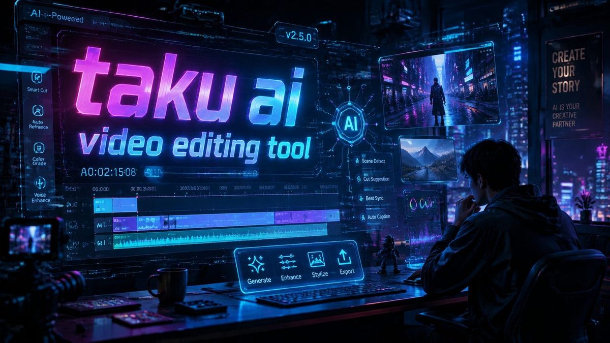 How Does Taku AI Video Editing Tool Work in 2026?