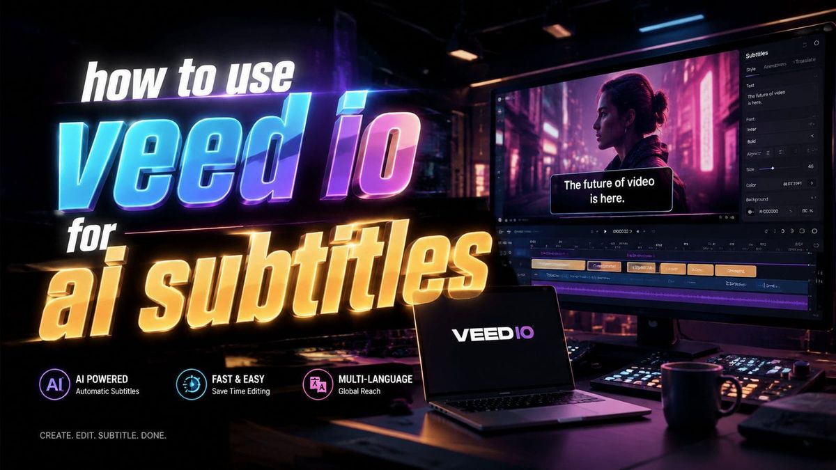 Step-by-Step Guide to Using VEED.IO for AI Subtitles in 2026