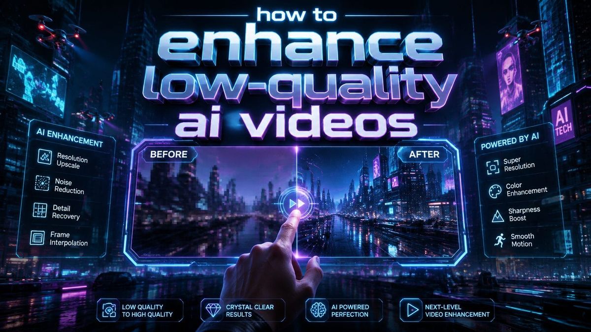 Why AI Videos Look Pixelated and How to Fix It in 2026