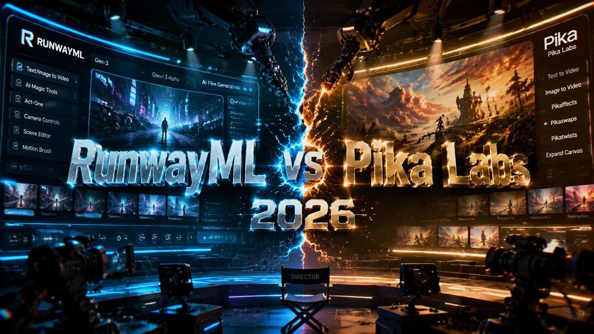 RunwayML vs Pika Labs 2026: Which AI Video Tool Wins for Creators?