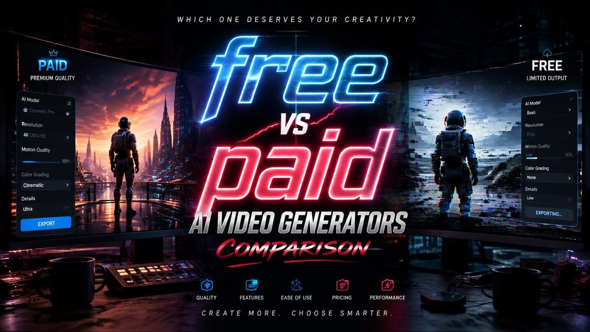 Free vs Paid AI Video Generators: Which Should You Choose in 2026?