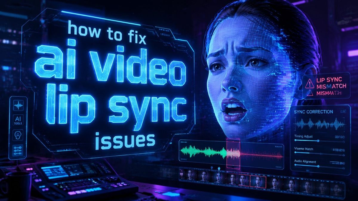 Why AI Video Lip Sync Fails and How to Fix It in 2026
