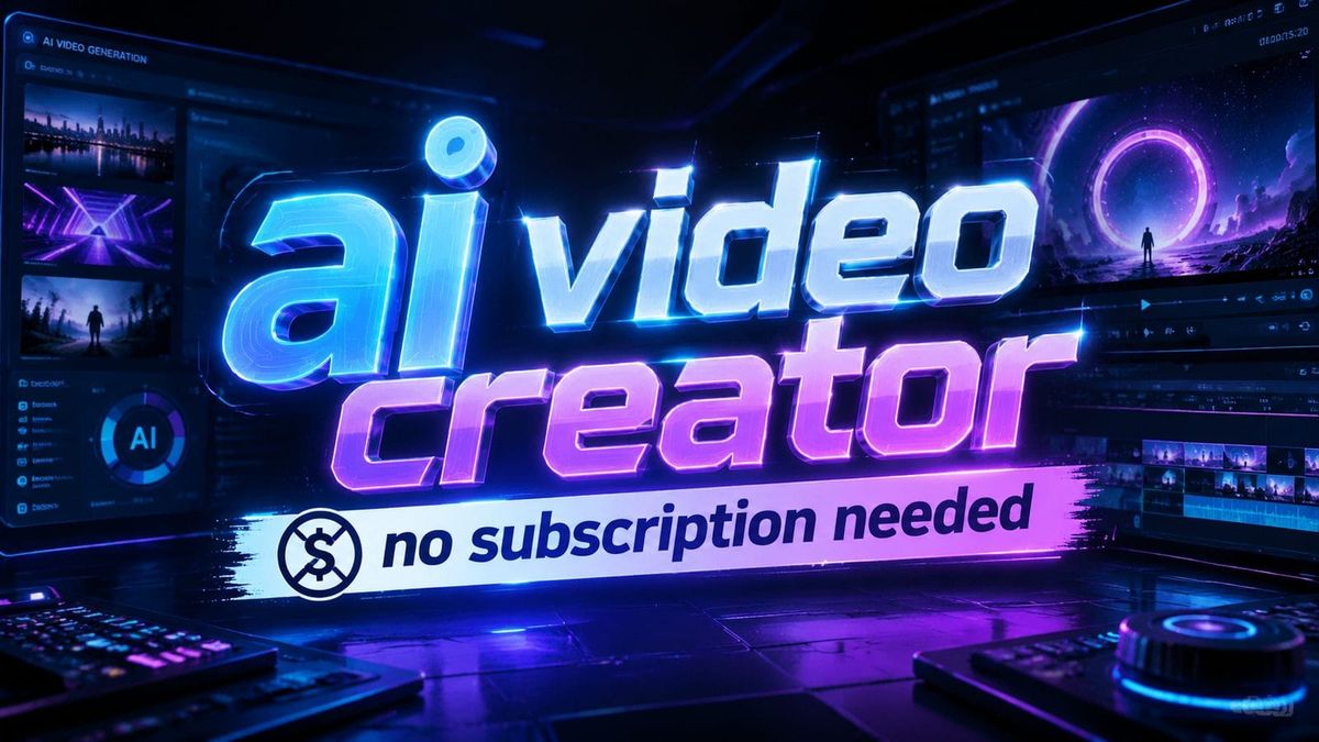 How Does AI Video Creator Without Subscription Work in 2026?