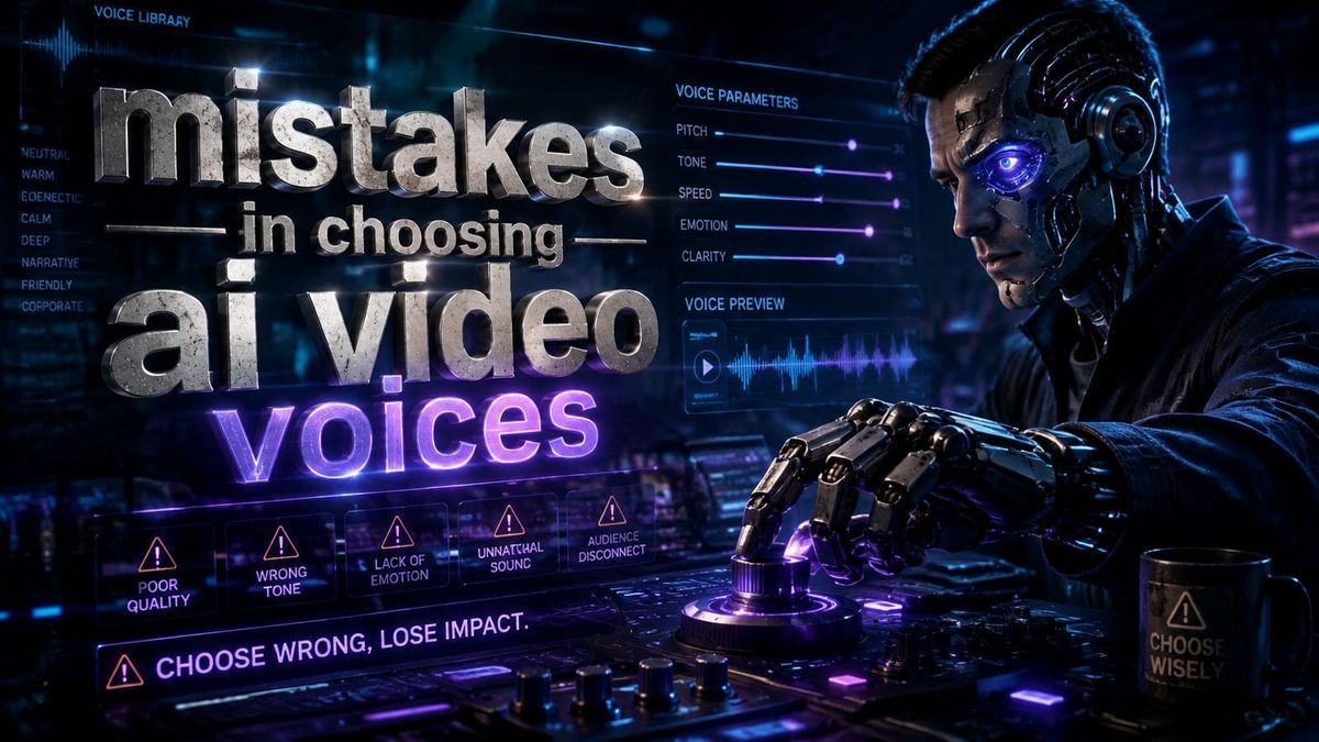Why AI Video Voices Sound Robotic and How to Fix It in 2026