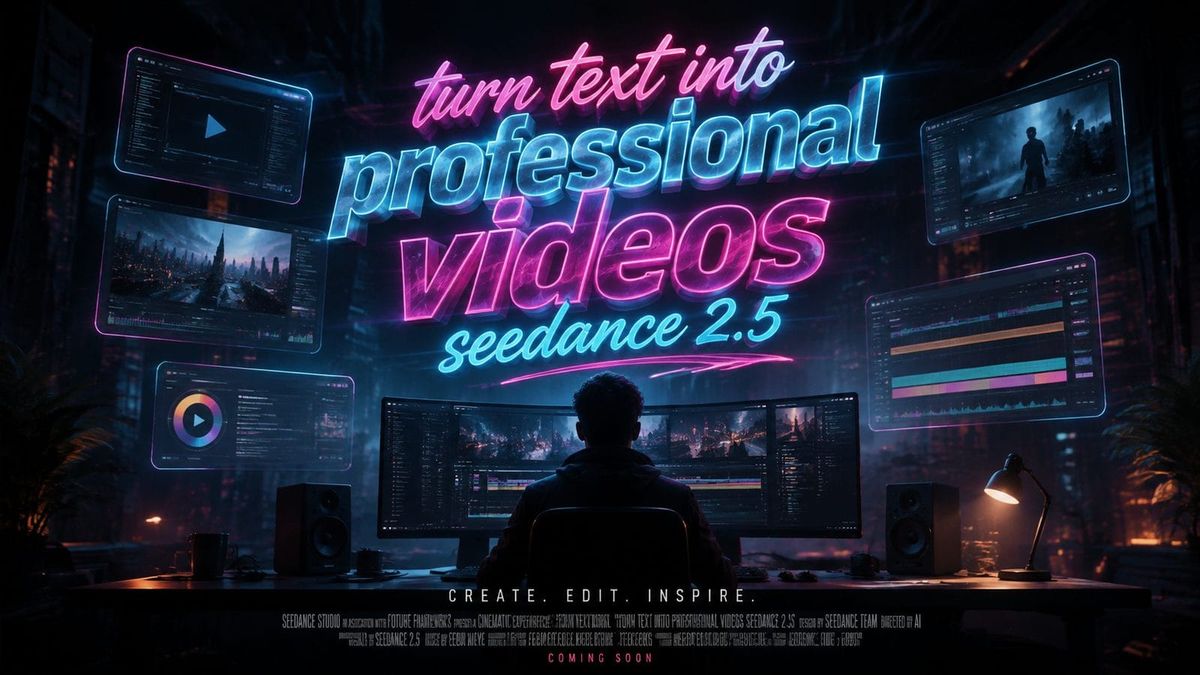 Step-by-Step Guide to Turning Text into Professional Videos with Seedance 2.5