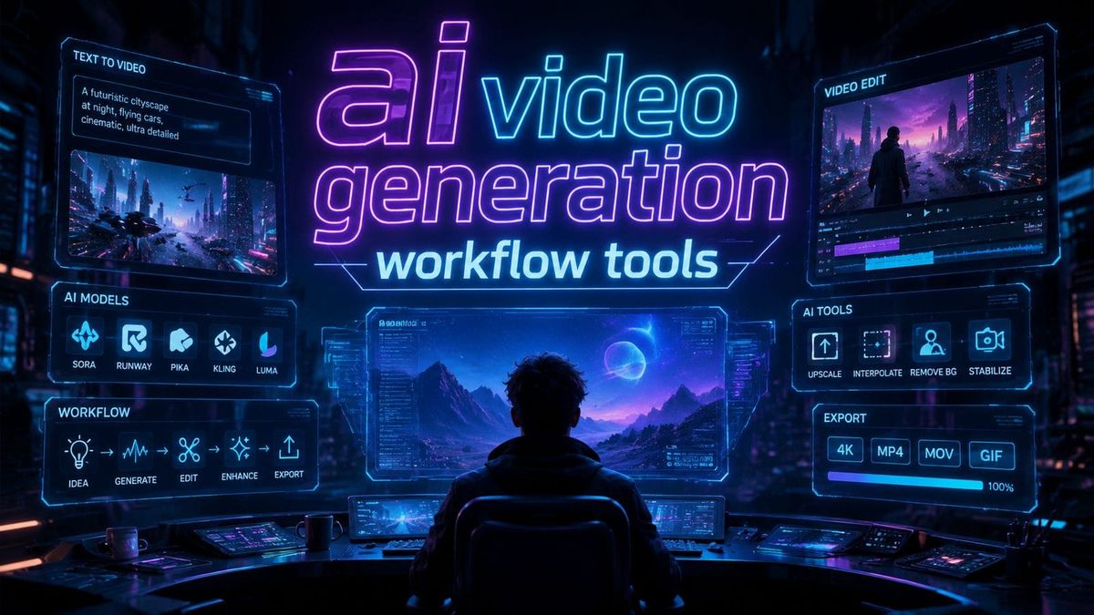 Step-by-Step Guide to AI Video Generation Workflow Tools