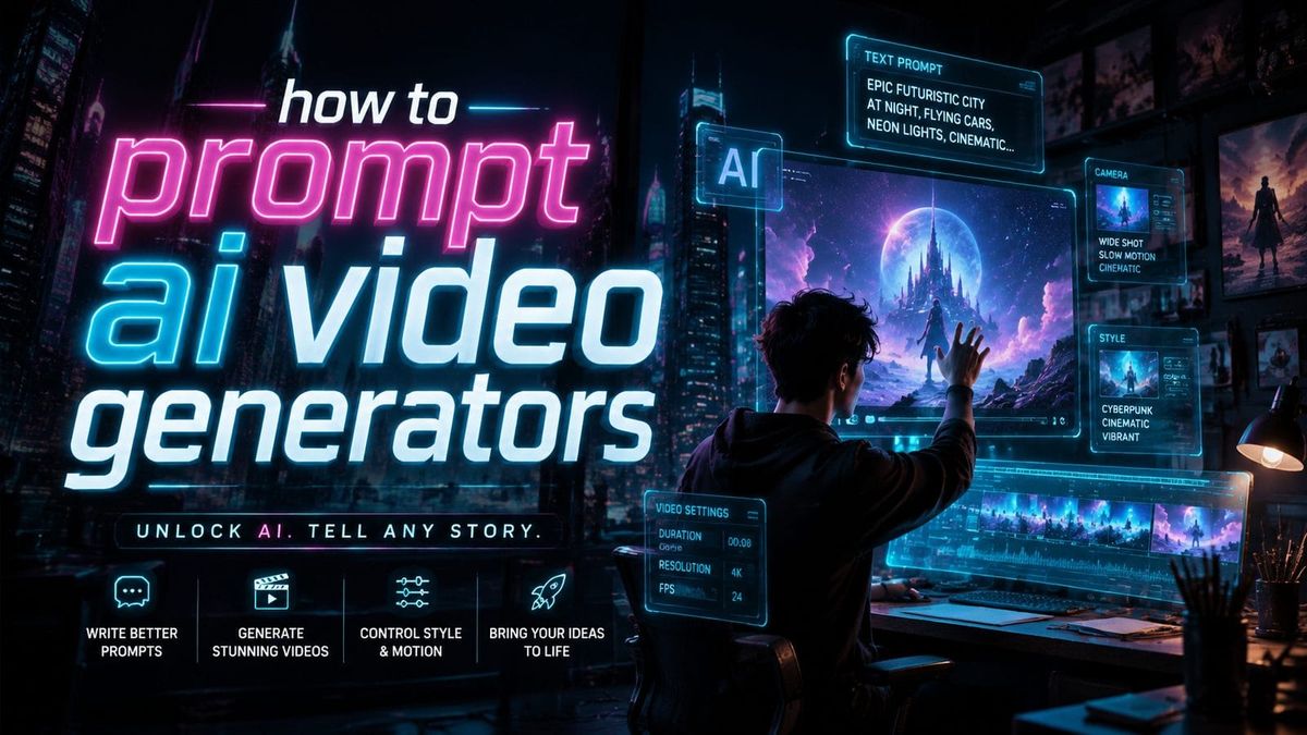 Step-by-Step Guide to Prompting AI Video Generators in 2026