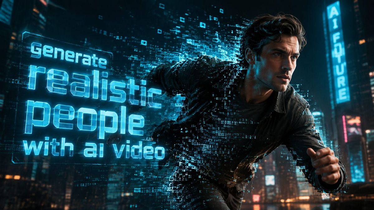 Step-by-Step Guide to Generating Realistic People with AI Video in 2026
