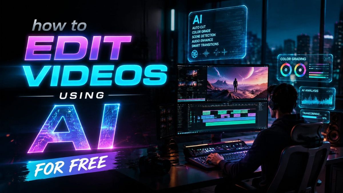 Step-by-Step Guide to Editing Videos Using AI for Free in 2026