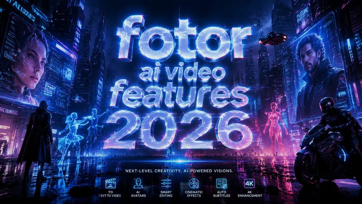 How Does Fotor AI Video Work in 2026? Feature Deep Dive