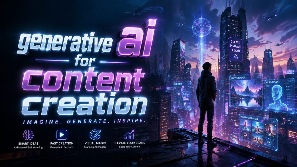 Generative AI for Content Creation: Mastering the Future in 2026