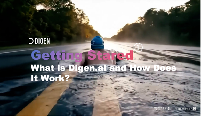 How do I start creating a video with Digen?