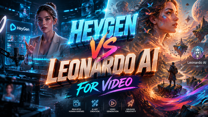 HeyGen vs Leonardo AI 動画制作比較：2026年版ガイド