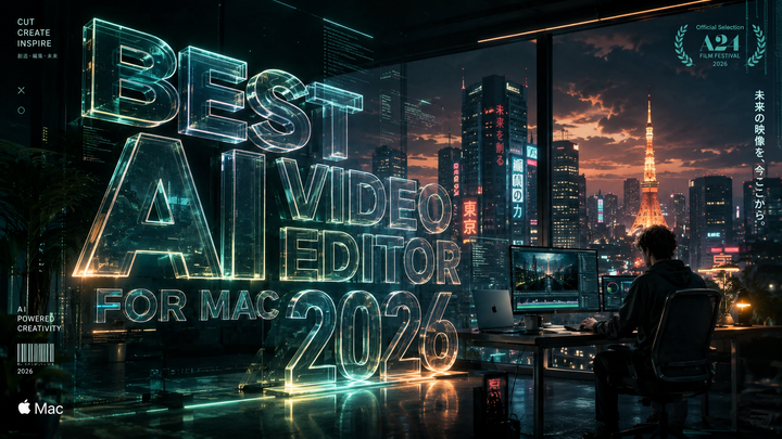 Melhor Editor de Vídeo com IA para Mac 2026: Os 7 Melhores Softwares Pro