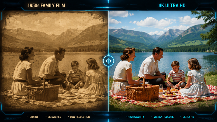 Best AI Video Enhancer for Old Footage: 2026 Top Picks
