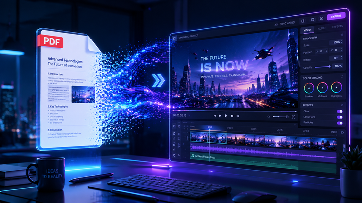 How to Generate AI Video from PDF 2026: Top Tools & Guide