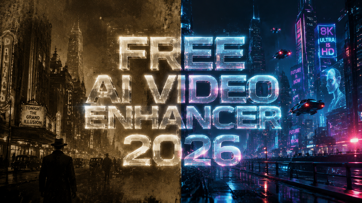 Best Free AI Video Enhancer 2026: Top 4K Upscaling Tools