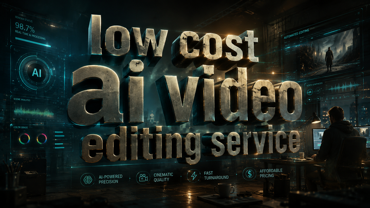 Low Cost AI Video Editing Service: 2026’s Best Solutions