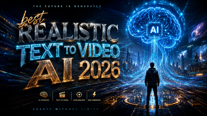 Best Realistic Text to Video AI Tools in 2026