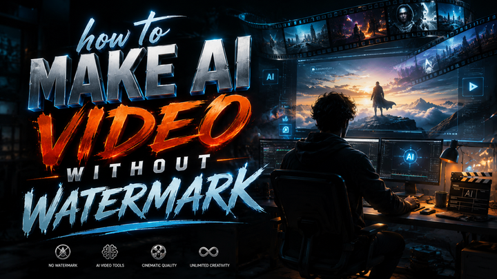 How to Make AI Video Without Watermark (2026 Guide)