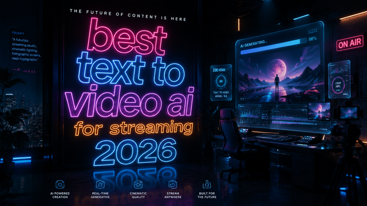 Best Text to Video AI for Streaming 2026: Ultimate Guide