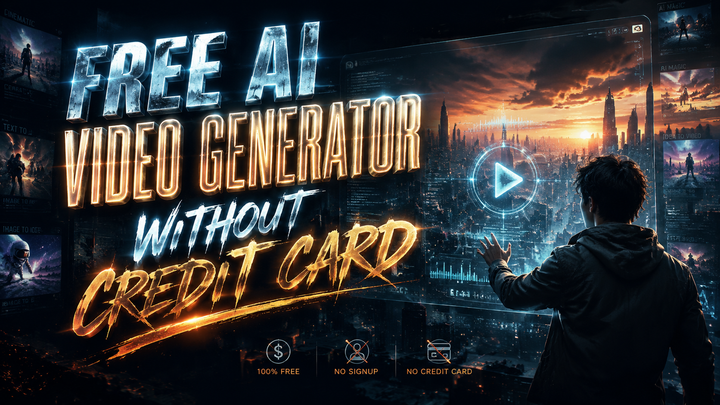 Free AI Video Generator Without Credit Card 2026 – Try Now