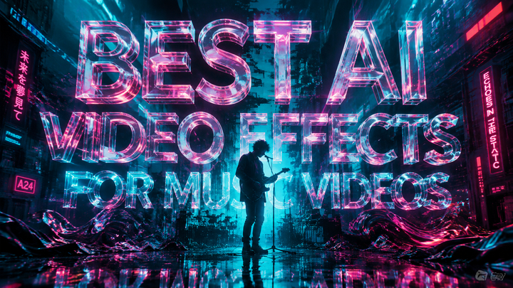 Mejores efectos de video con IA para videos musicales: Guía de tendencias 2026
