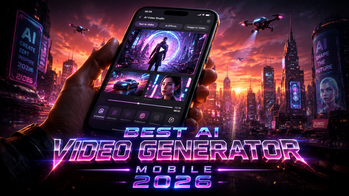 2026年最高のAI動画生成モバイルアプリ：検証済みトップアプリ