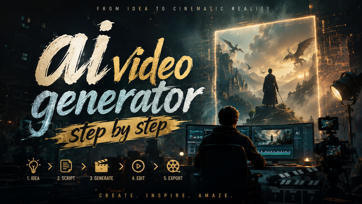 AI Video Generator Step by Step 2026: Complete Guide