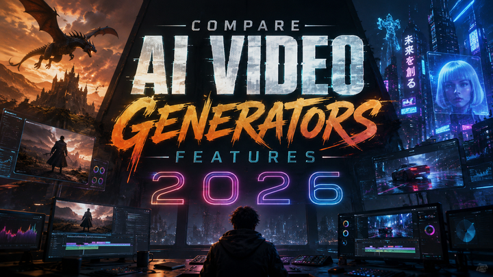 Compare AI Video Generators Features 2026: Top Tools Ranked