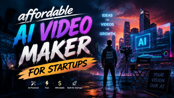 Best Affordable AI Video Maker for Startups in 2026