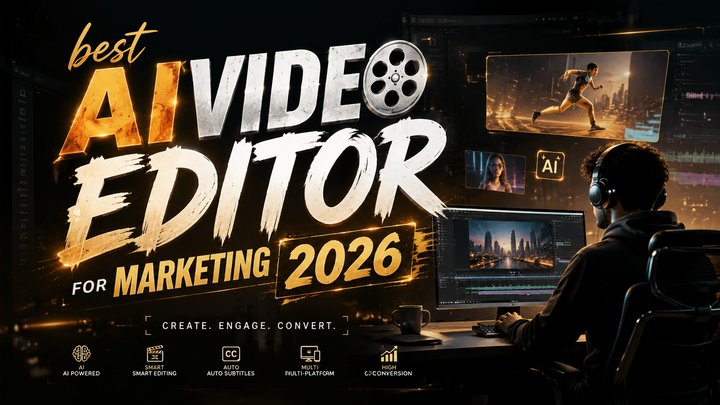 Best AI Video Editor for Marketing 2026: Top Tools
