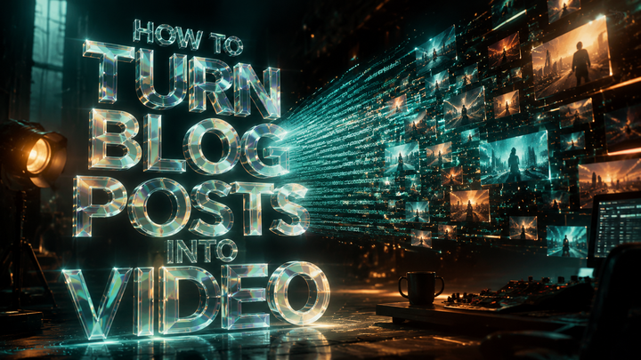 How to Turn Blog Posts Into Video: 2026 Strategy Guide