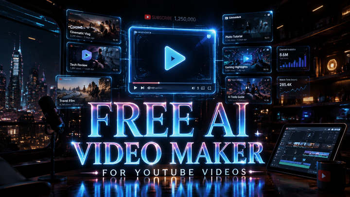 Free AI Video Maker for YouTube Videos 2026: Top Tools