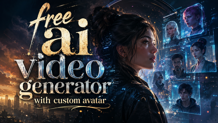 Free AI Video Generator with Custom Avatar 2026 – Create Now