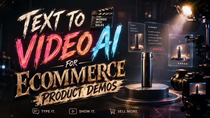 Text to Video AI for Ecommerce Product Demos 2026 Guide