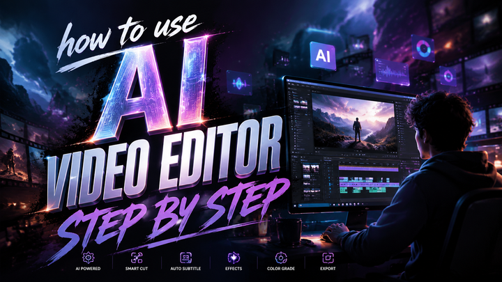 How to Use AI Video Editor Step by Step (2026 Guide)