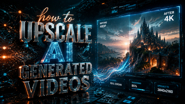 How to Upscale AI Generated Videos in 2026: Top Tools