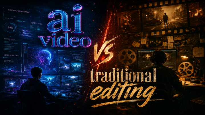 AI Video vs Traditional Editing: Which Wins in 2026?
