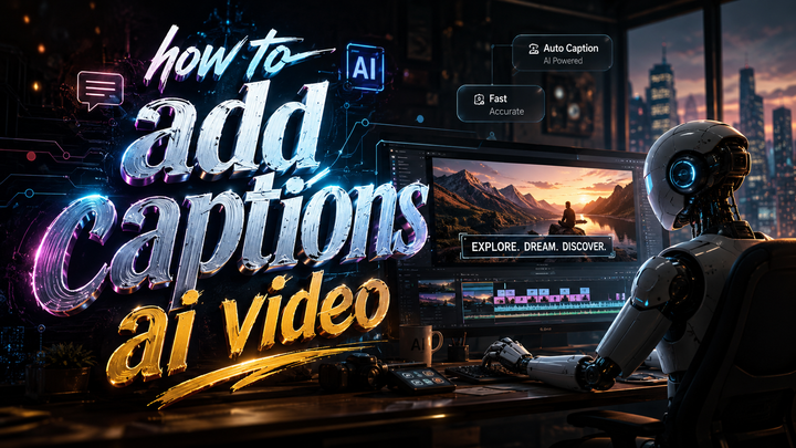 How to Add Captions to AI Video in 2026: Easy Guide