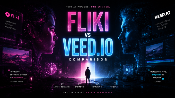 Fliki vs Veed.io Comparison 2026: Winner Revealed