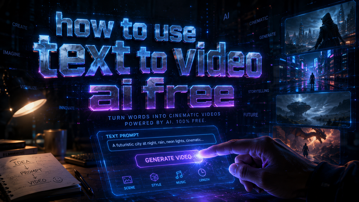 How to Use Text to Video AI Free in 2026
