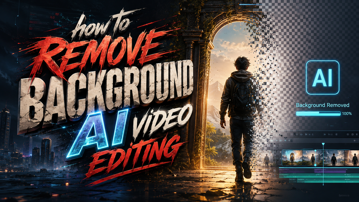 How to Remove Background in AI Video Editing (2026 Guide)