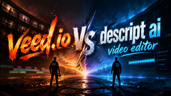 Veed.io vs Descript AI Video Editor: 2026 Comparison